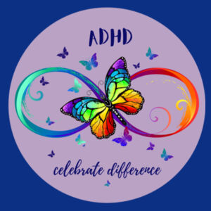 ADHD celebrate - Kids Fleecy Hoodie Design