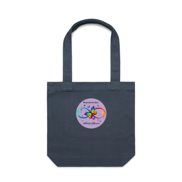 Neurodiversitee large print - Carrie Tote Bag  Thumbnail