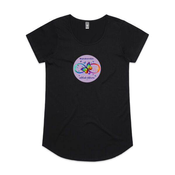 Neurodiversitee large print - Womens Mali Tee Thumbnail