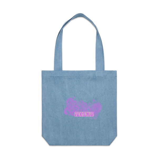 Diva-Paisley - Denim Carrie Tote Thumbnail