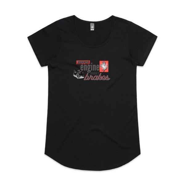 Ferrari engine - Womens Mali Tee Thumbnail
